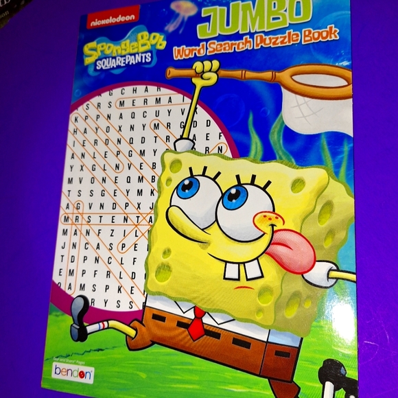 SpongeBob SquarePants Word Search Puzzle Book - Picture 1 of 6